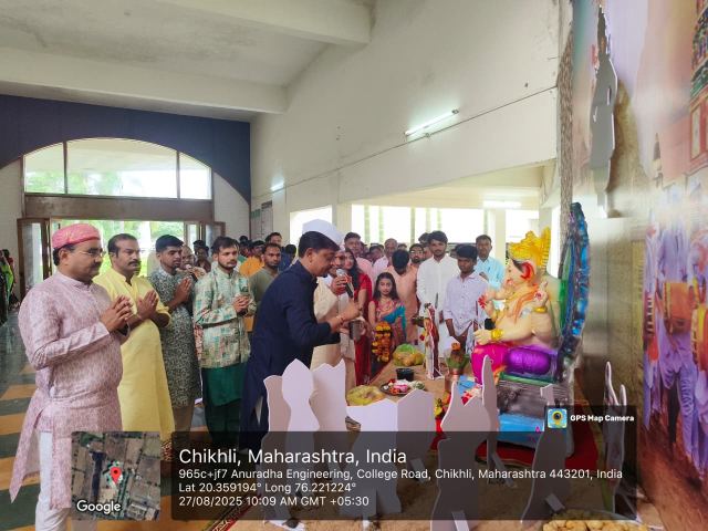 Pharma Ganesh Festival — aarti celebration